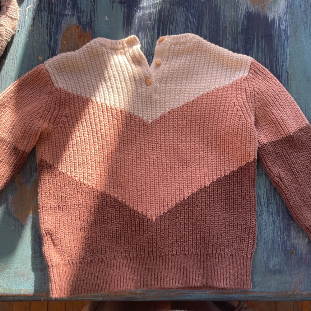 HM 12-18 organic cotton knit sweater
